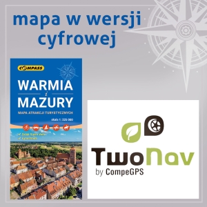 Warmia i Mazury - mapa atrakcji turystycznych - TwoNav