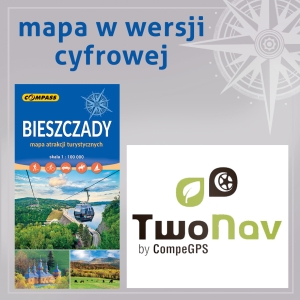 Bieszczady - mapa atrakcji turystycznych - TwoNav