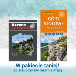 Góry Stołowe - książeczka z mapą laminowaną