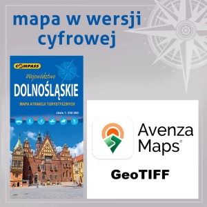 Województwo dolnośląskie - mapa atrakcji turystycznych - Avenza/GeoTIFF