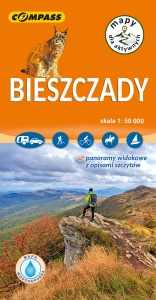 Bieszczady  – mapa laminowana