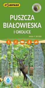 Puszcza Białowieska i okolice – mapa laminowana