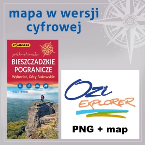 Pogranicze Bieszczadzkie, Wyhorlat, Góry Bukowskie -  Plik graficzny PC/OziExplorer