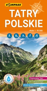 Tatry Polskie – mapa laminowana