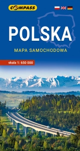 Polska – mapa samochodowa 2026