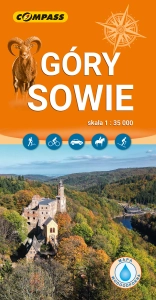 Góry Sowie - mapa laminowana