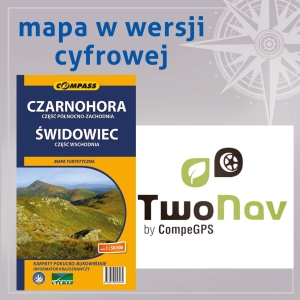 Czarnohora – cz. północno-zachodnia, Świdowiec – cz. wschodnia – TwoNav