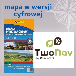 Użański Park Narodowy, Bieszczady Wschodnie, Połonina Równa – TwoNav