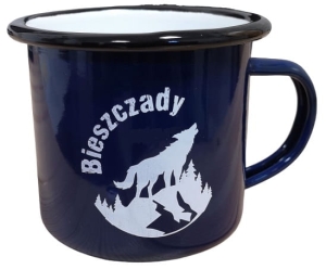 Bieszczady - kubek metalowy