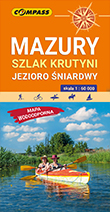 Mazury, Szlak Krutyni, Jezioro Śniardwy – mapa laminowana – nowe wydanie